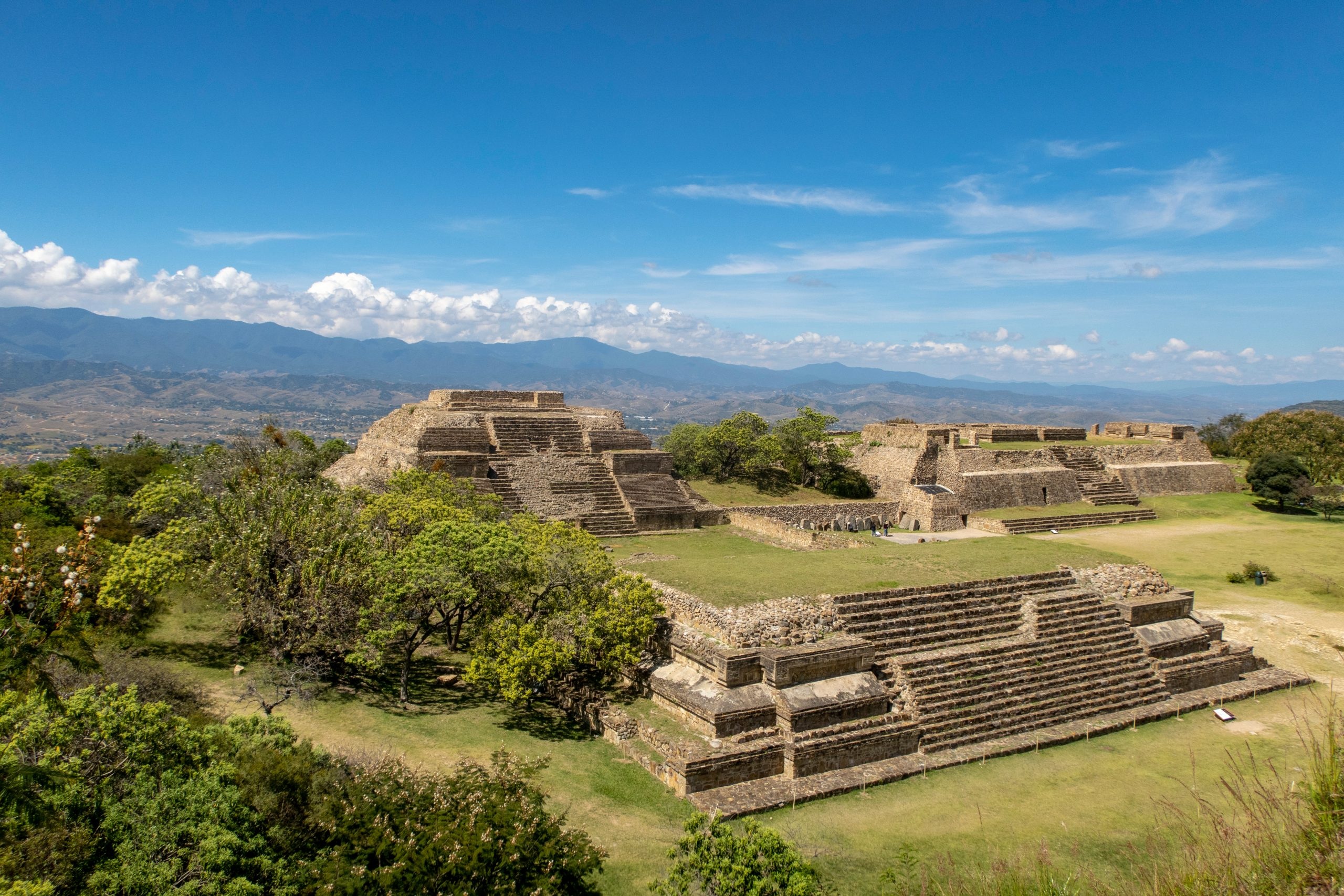 Zona arqueológica de Monte Albán en Oaxaca