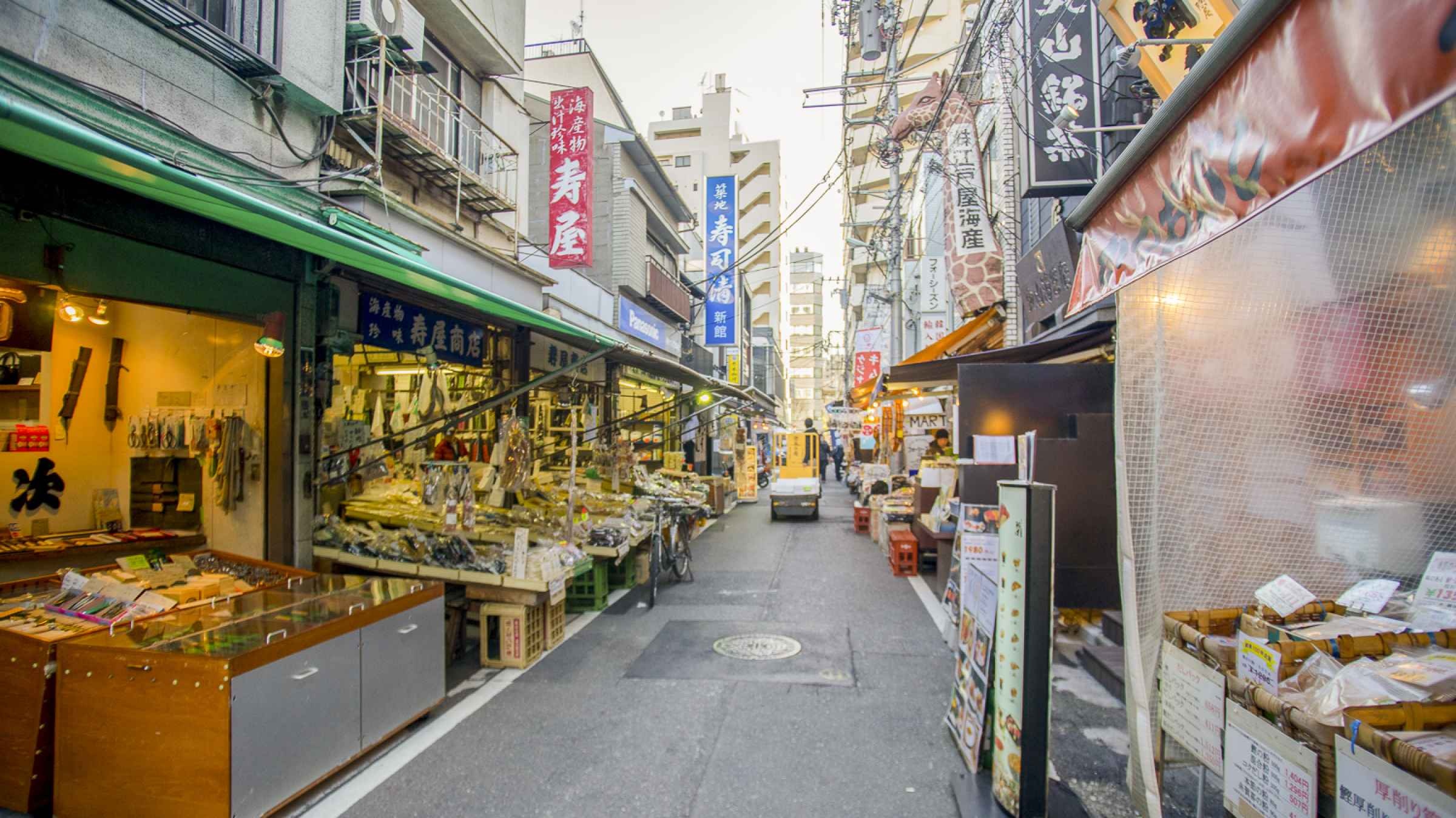 Mercado exterior de Tsukiji y Ginza en Tokio